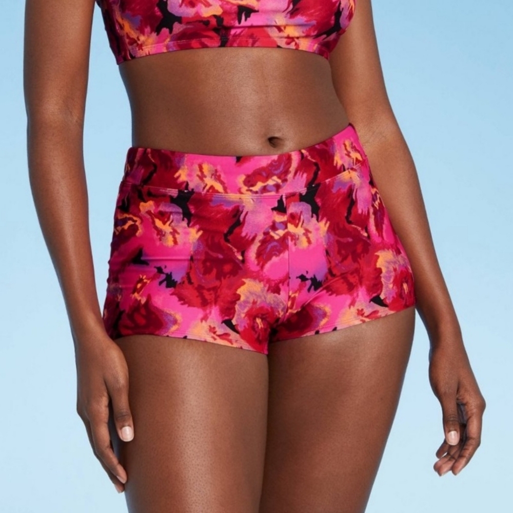 All in Motion Pink and Red Bikini